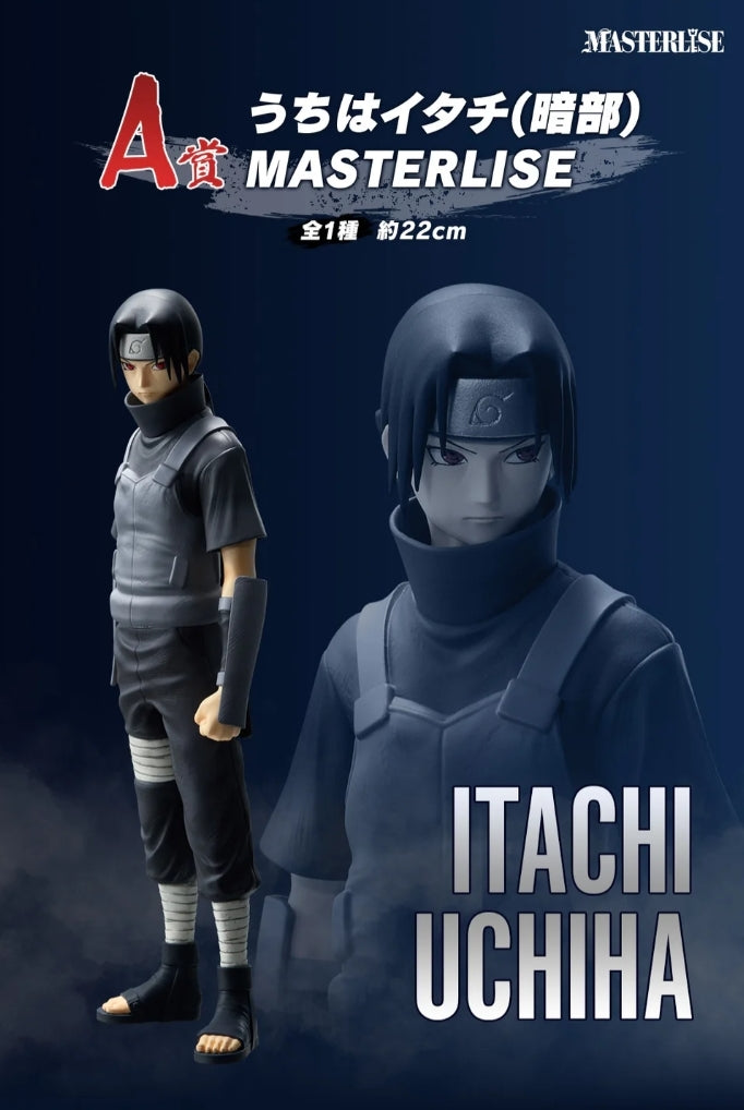 ICHIBAN KUJI NARUTO SHIPPUDEN - RED EYES THAT REFLECT THE SOUL - PREMIO A - UCHIHA ITACHI MASTERLISE