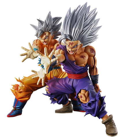Dragon Ball Super 10th Anniversary Edition Son Goku Ultra Instinct & Son Gohan Beast MASTERLISE OUTSIDE Figure Set