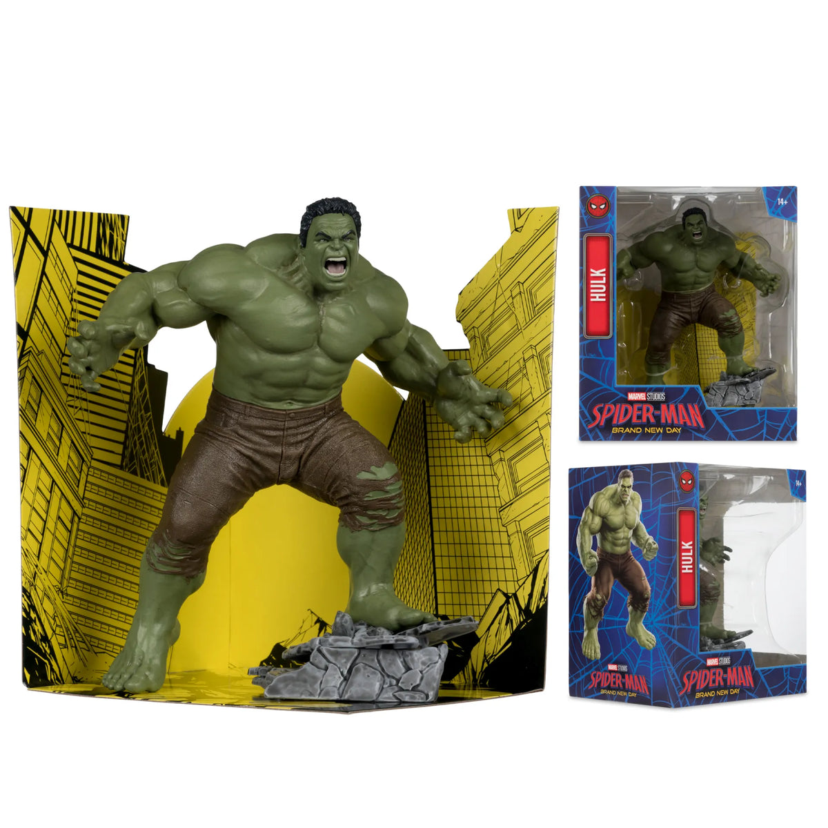 Marvel Studios Coll 1:10 Wv1 Spider-Man Brand New Day Savage Hulk Figure