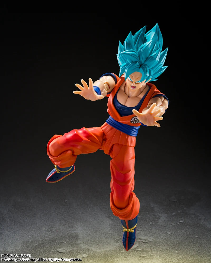 Dragon Ball Z S.H.Figuarts Figure - Super Saiyan Son Goku Blue Power
Transcending Limits ver.