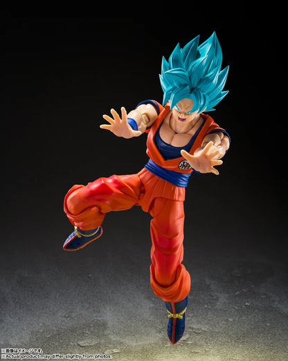 Dragon Ball Z S.H.Figuarts Figure - Super Saiyan Son Goku Blue Power
Transcending Limits ver.