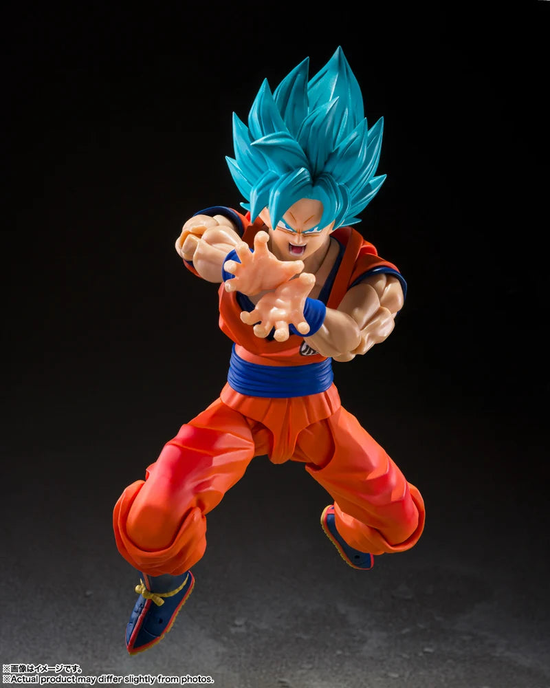 Dragon Ball Z S.H.Figuarts Figure - Super Saiyan Son Goku Blue Power
Transcending Limits ver.