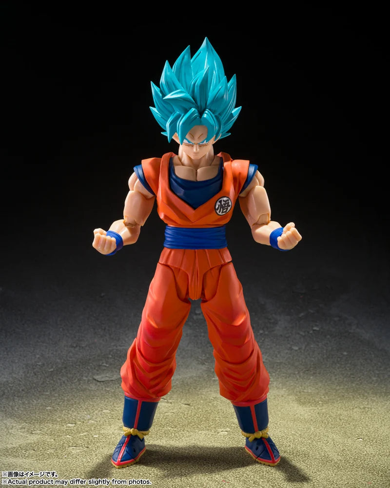 Dragon Ball Z S.H.Figuarts Figure - Super Saiyan Son Goku Blue Power
Transcending Limits ver.