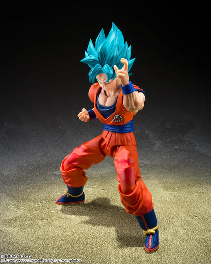 Dragon Ball Z S.H.Figuarts Figure - Super Saiyan Son Goku Blue Power
Transcending Limits ver.