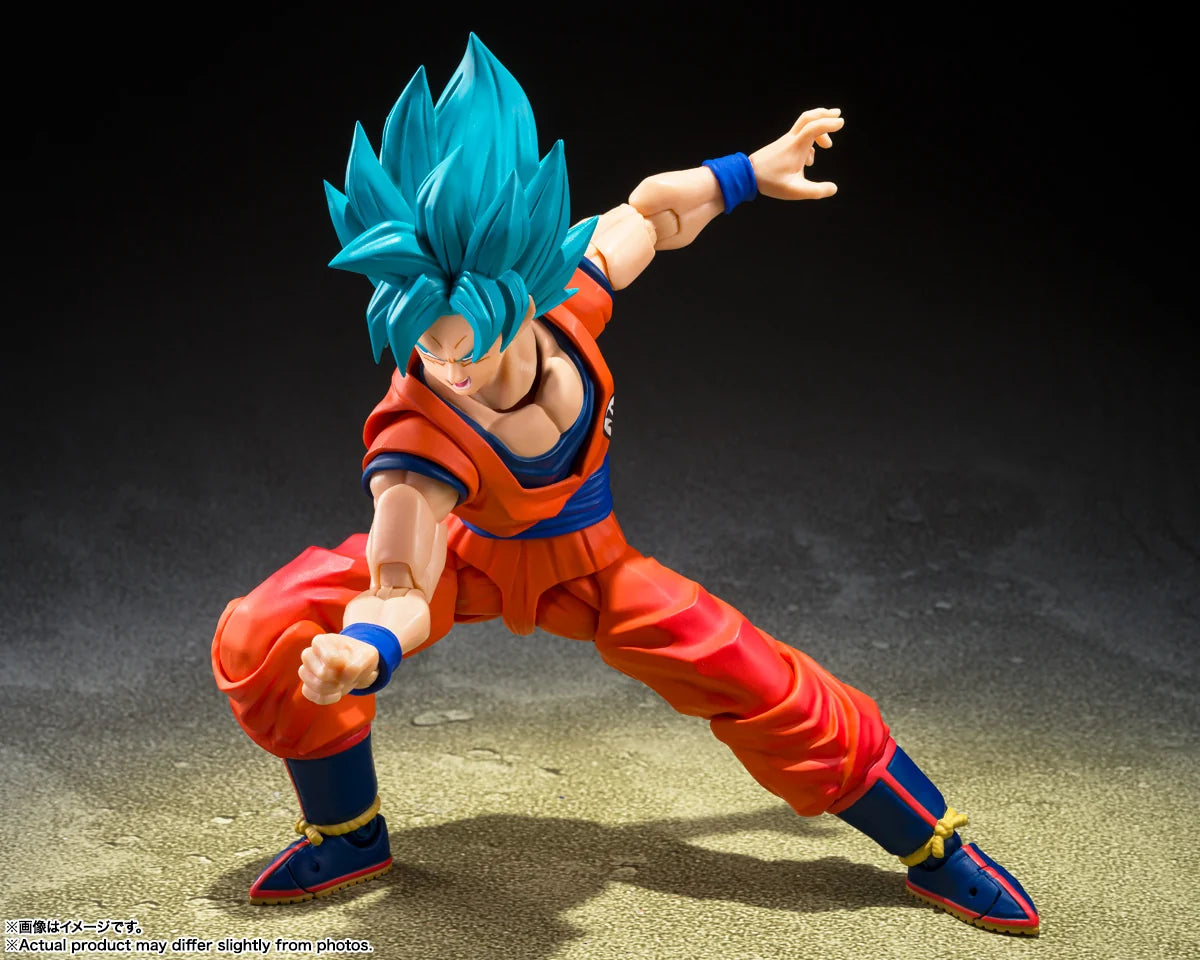 Dragon Ball Z S.H.Figuarts Figure - Super Saiyan Son Goku Blue Power
Transcending Limits ver.