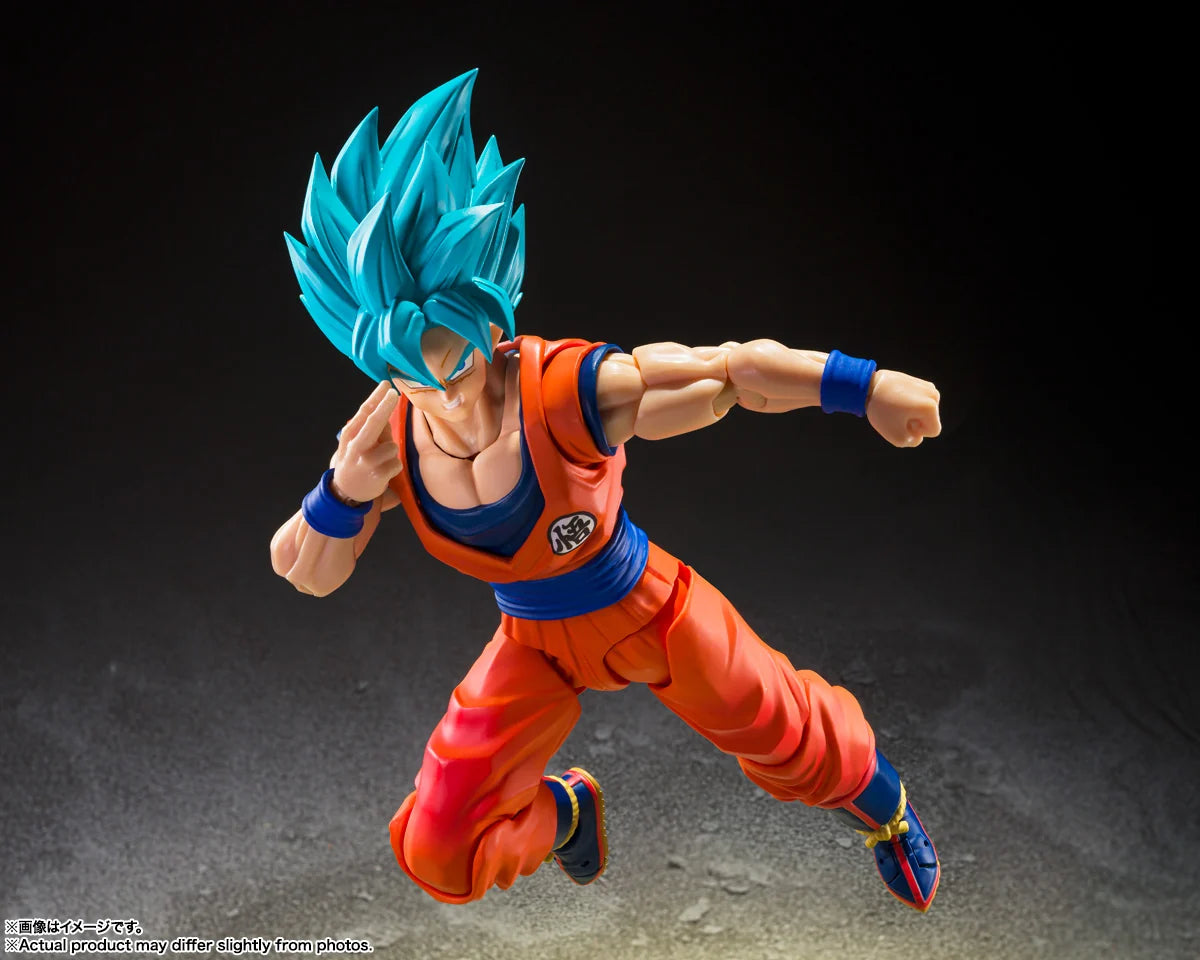 Dragon Ball Z S.H.Figuarts Figure - Super Saiyan Son Goku Blue Power
Transcending Limits ver.