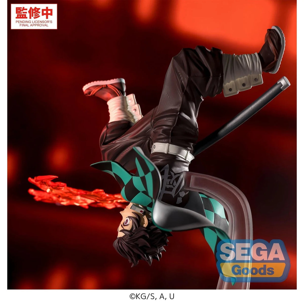 Demon Slayer Tanjiro Hinokami Kagura Setting Sun Transformation Luminasta