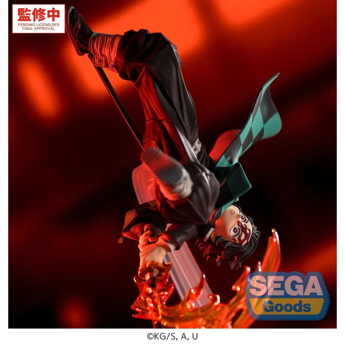 Demon Slayer Tanjiro Hinokami Kagura Setting Sun Transformation Luminasta