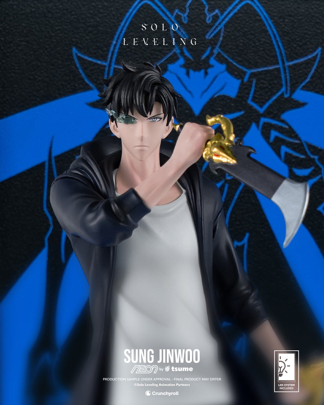 Solo Leveling Sung Jinwoo Neon Figure
