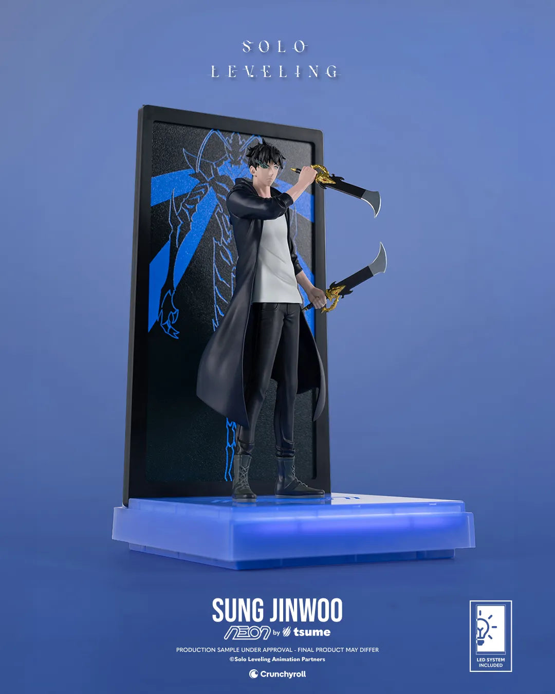 Solo Leveling Sung Jinwoo Neon Figure