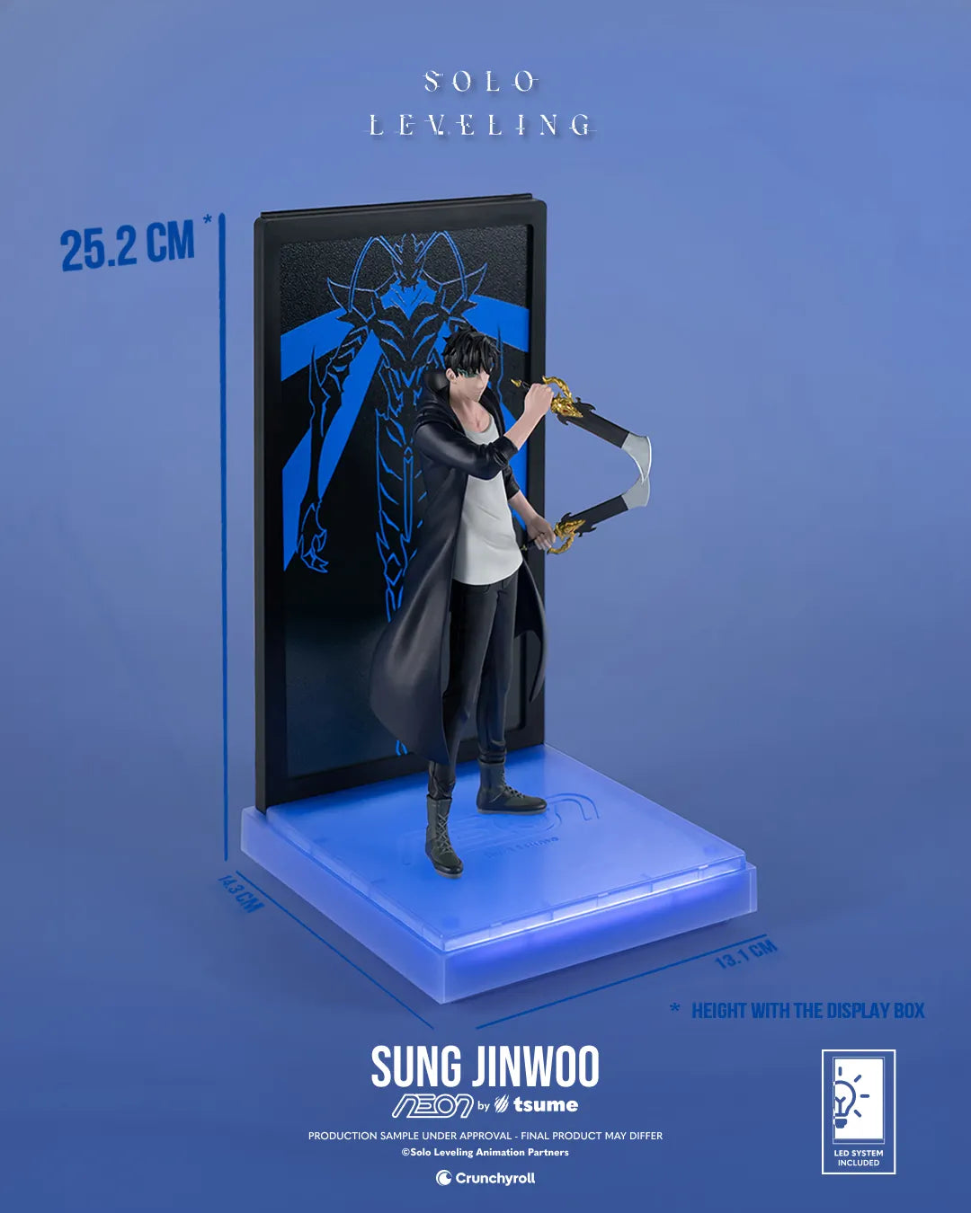 Solo Leveling Sung Jinwoo Neon Figure