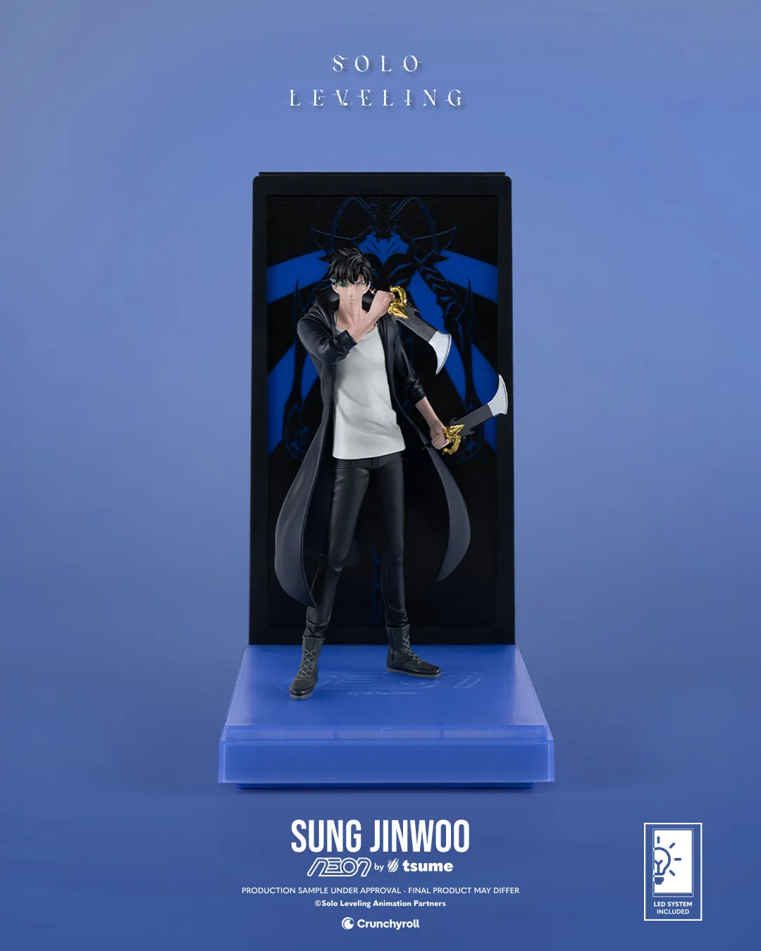 Solo Leveling Sung Jinwoo Neon Figure