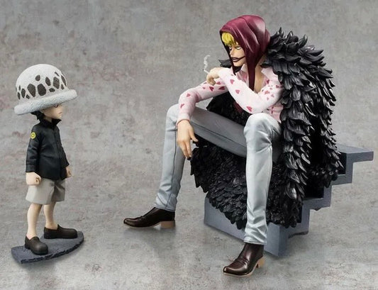 ONE PIECE - Corazon & Law Limited Edition 1/8 Pvc Figure P.O.P.