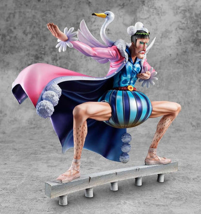One Piece P.O.P. "Playback Memories” Statua Pvc Mr.2 Bon Clay Megahouse