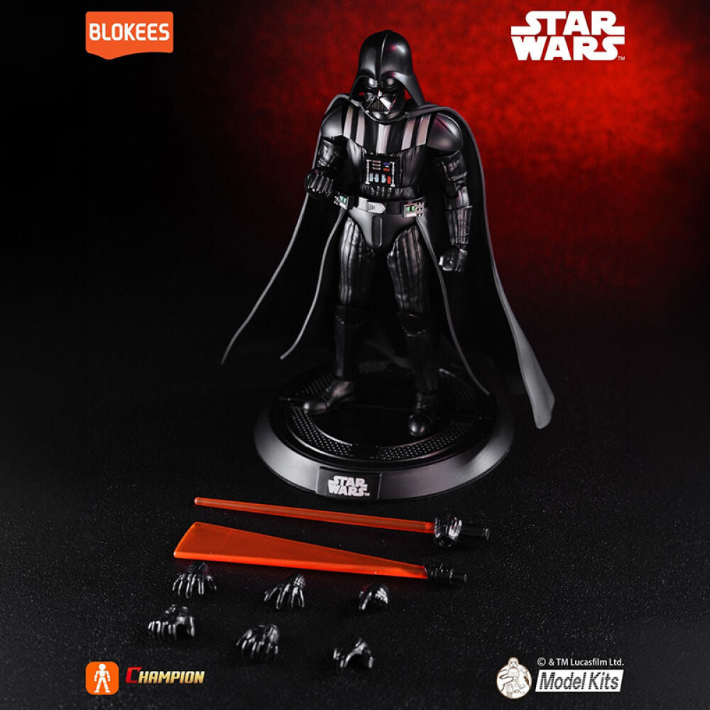 BLOKEES Star Wars Darth Vader Champion Class The Empire Strikes Back Action Figure Model Kit 16cm