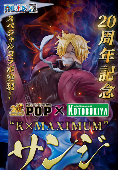 NEW Portrait.Of.Pirates One Piece K×MAXIMUM Sanji Kotobukiya collaboration 20th