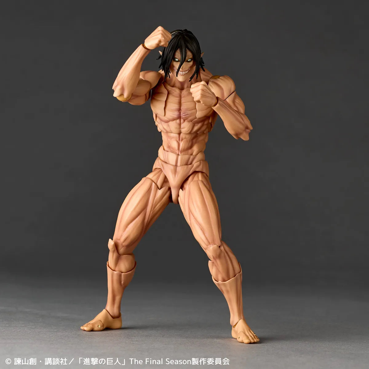 Revoltech A.y. Attack On Titan Attack Titan Action Figure 2027 Re-Release Action Figure