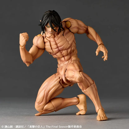 Revoltech A.y. Attack On Titan Attack Titan Action Figure 2027 Re-Release Action Figure