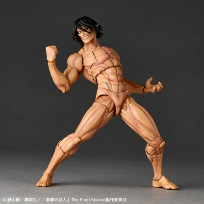 Revoltech A.y. Attack On Titan Attack Titan Action Figure 2027 Re-Release Action Figure