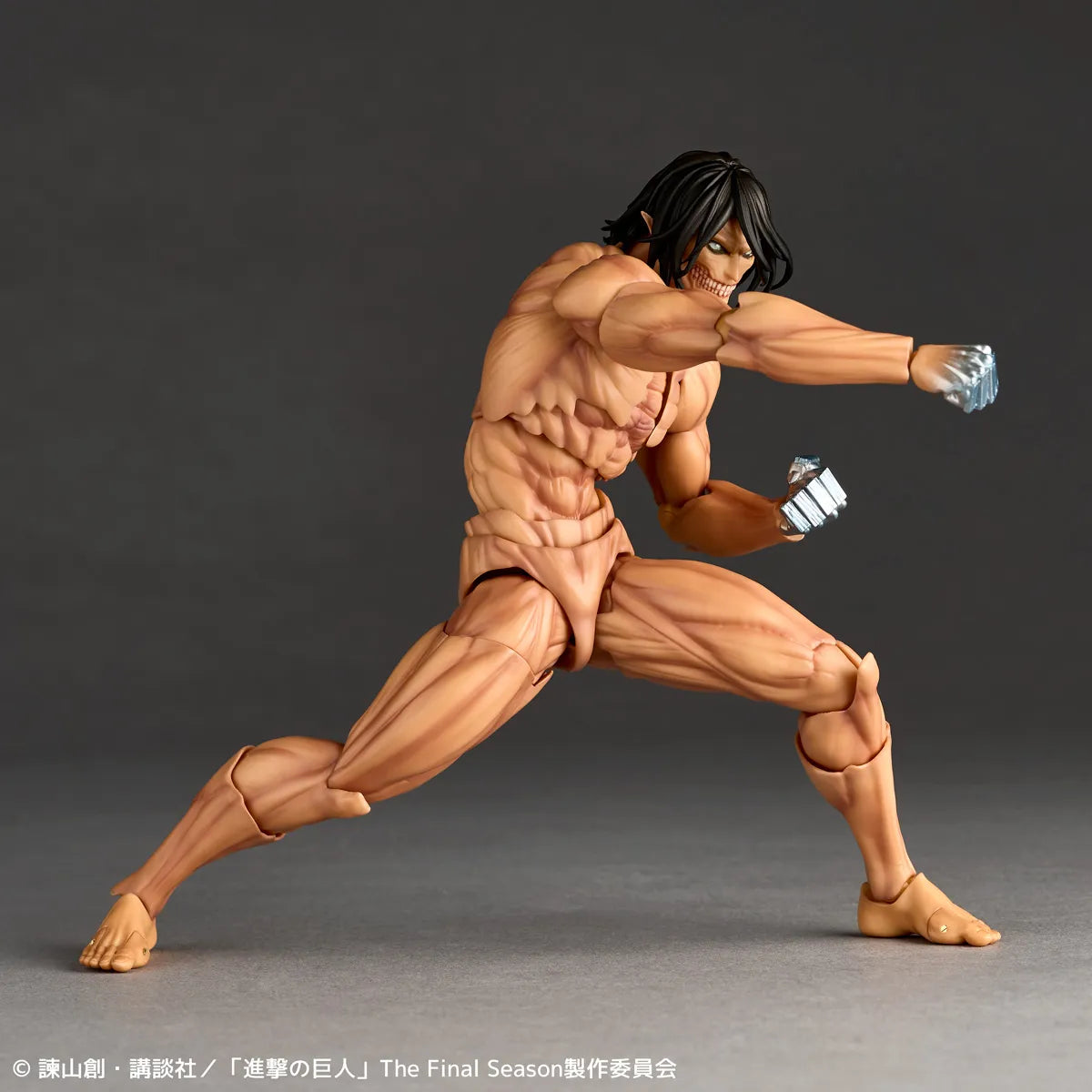 Revoltech A.y. Attack On Titan Attack Titan Action Figure 2027 Re-Release Action Figure