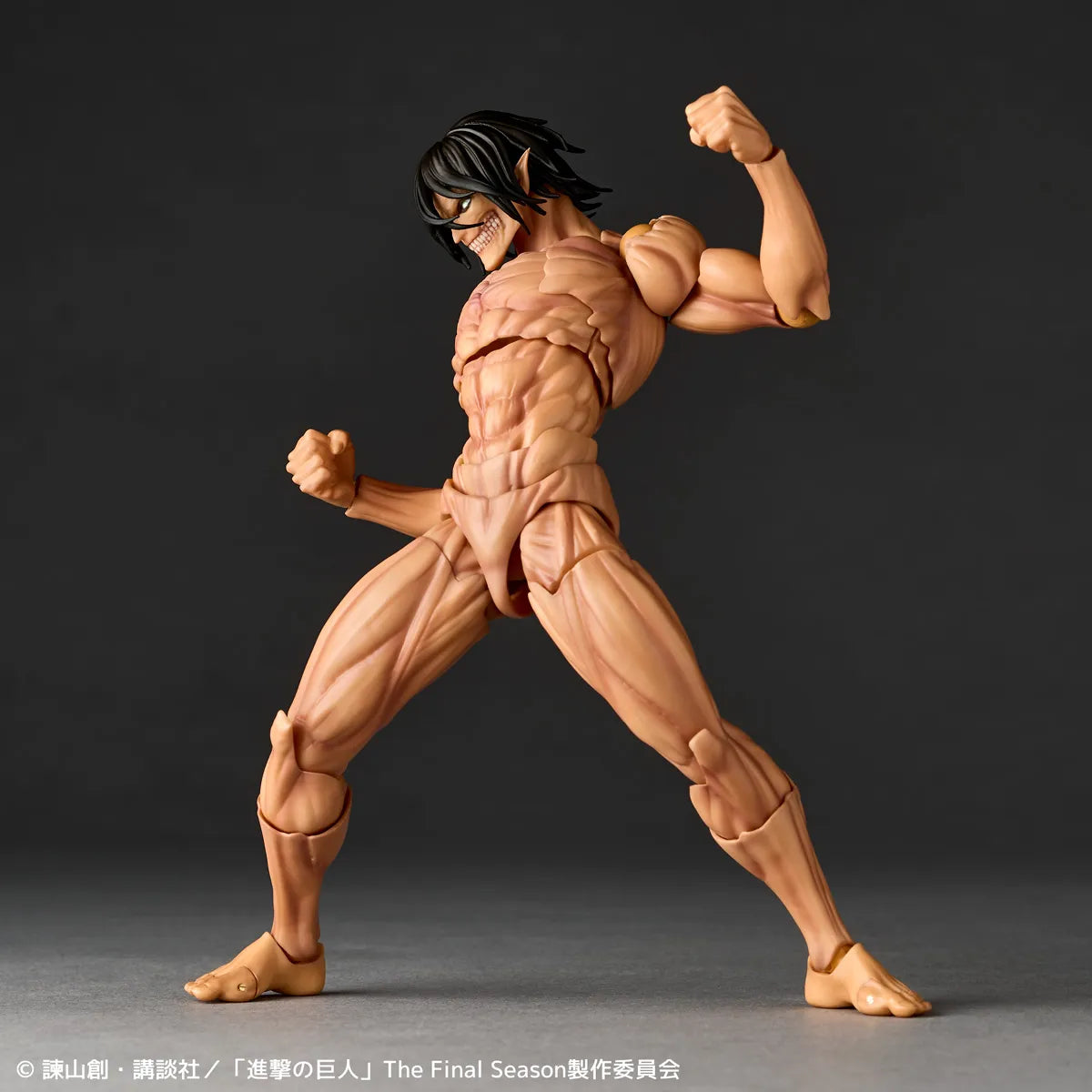 Revoltech A.y. Attack On Titan Attack Titan Action Figure 2027 Re-Release Action Figure