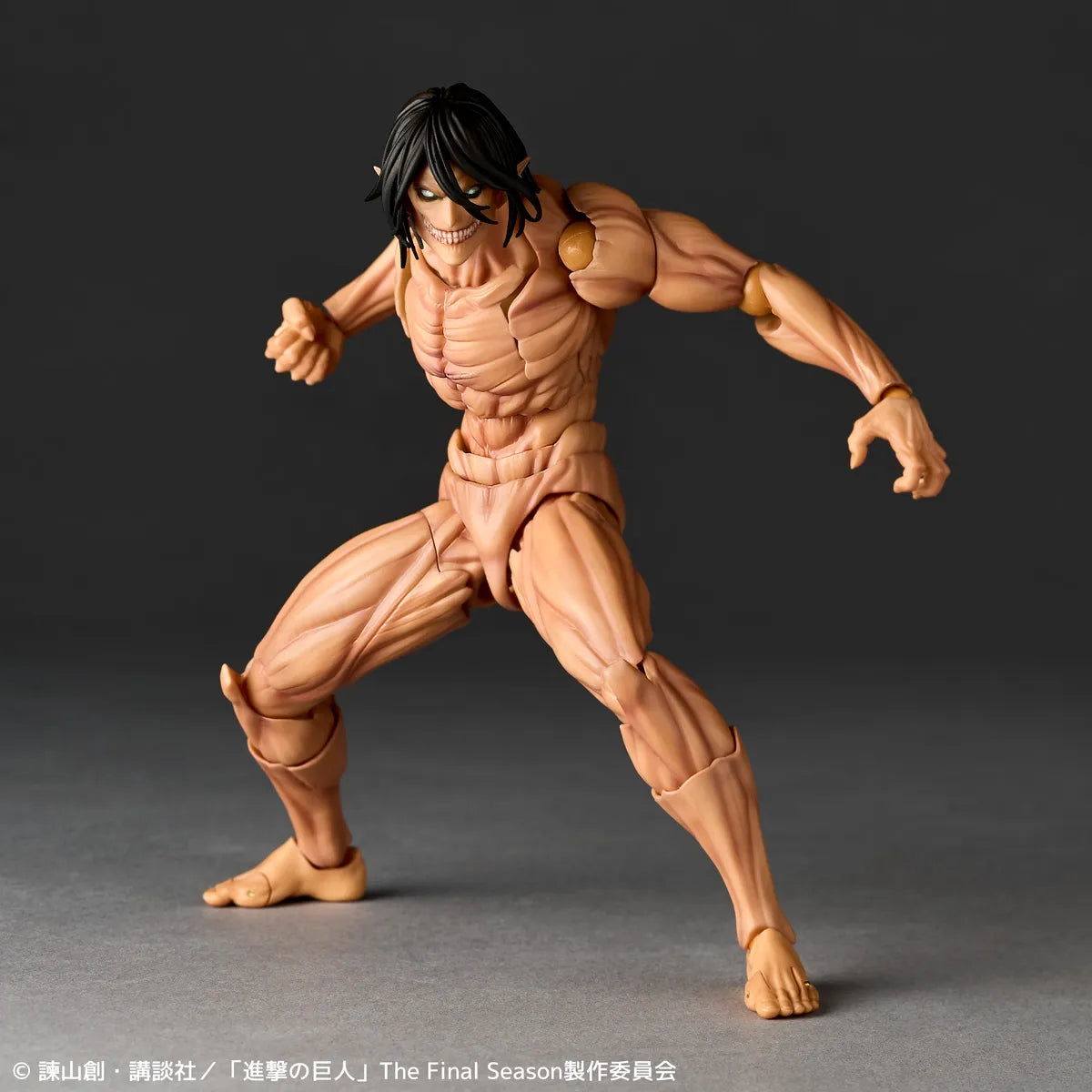 Revoltech A.y. Attack On Titan Attack Titan Action Figure 2027 Re-Release Action Figure