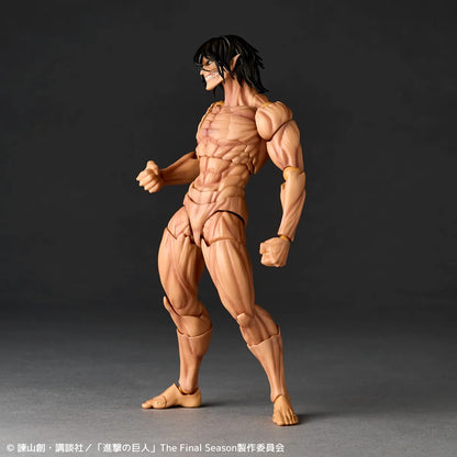 Revoltech A.y. Attack On Titan Attack Titan Action Figure 2027 Re-Release Action Figure