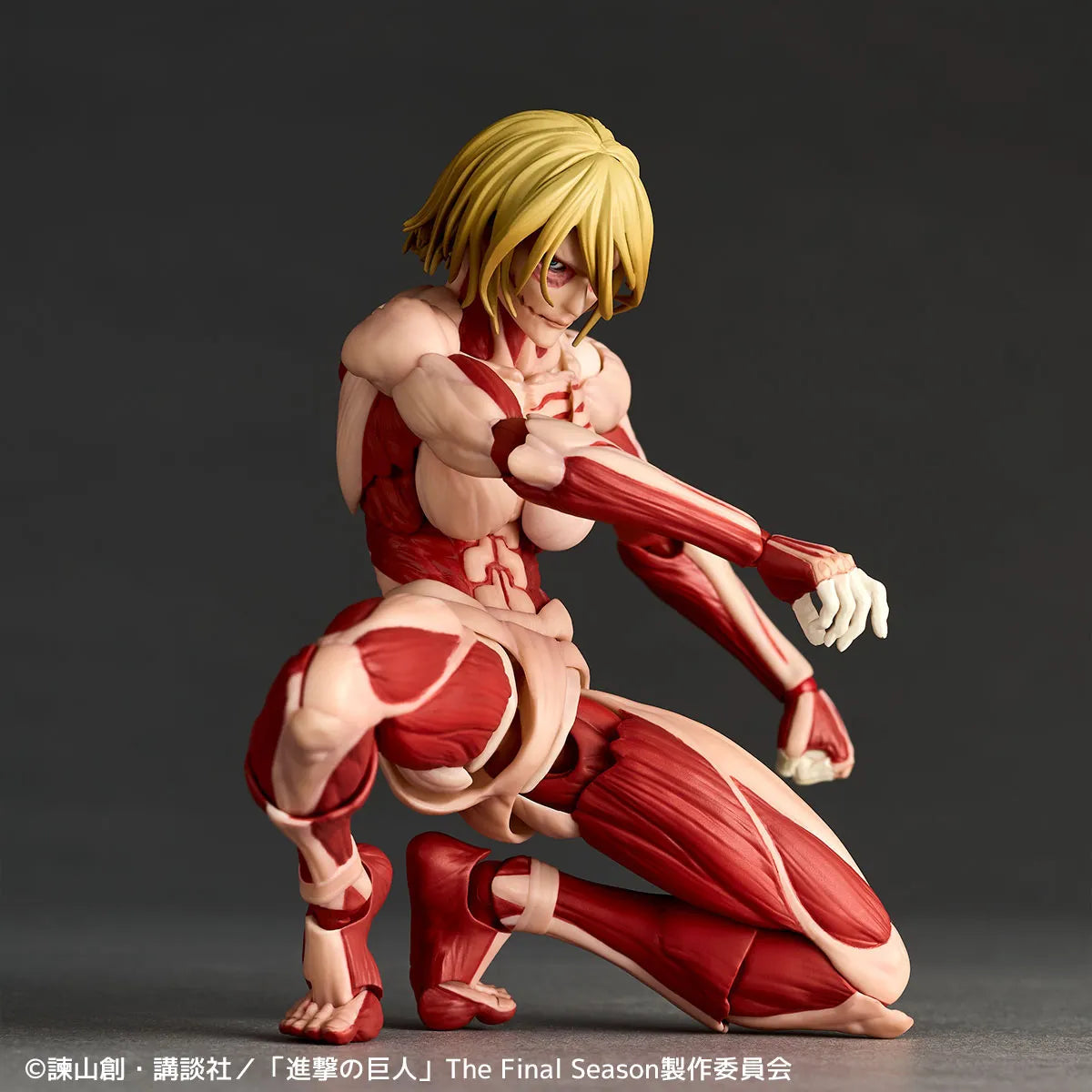 Revoltech A.y. Attack On Titan Female Titan 2027 Re-Release Action Figure