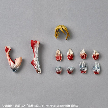 Revoltech A.y. Attack On Titan Female Titan 2027 Re-Release Action Figure