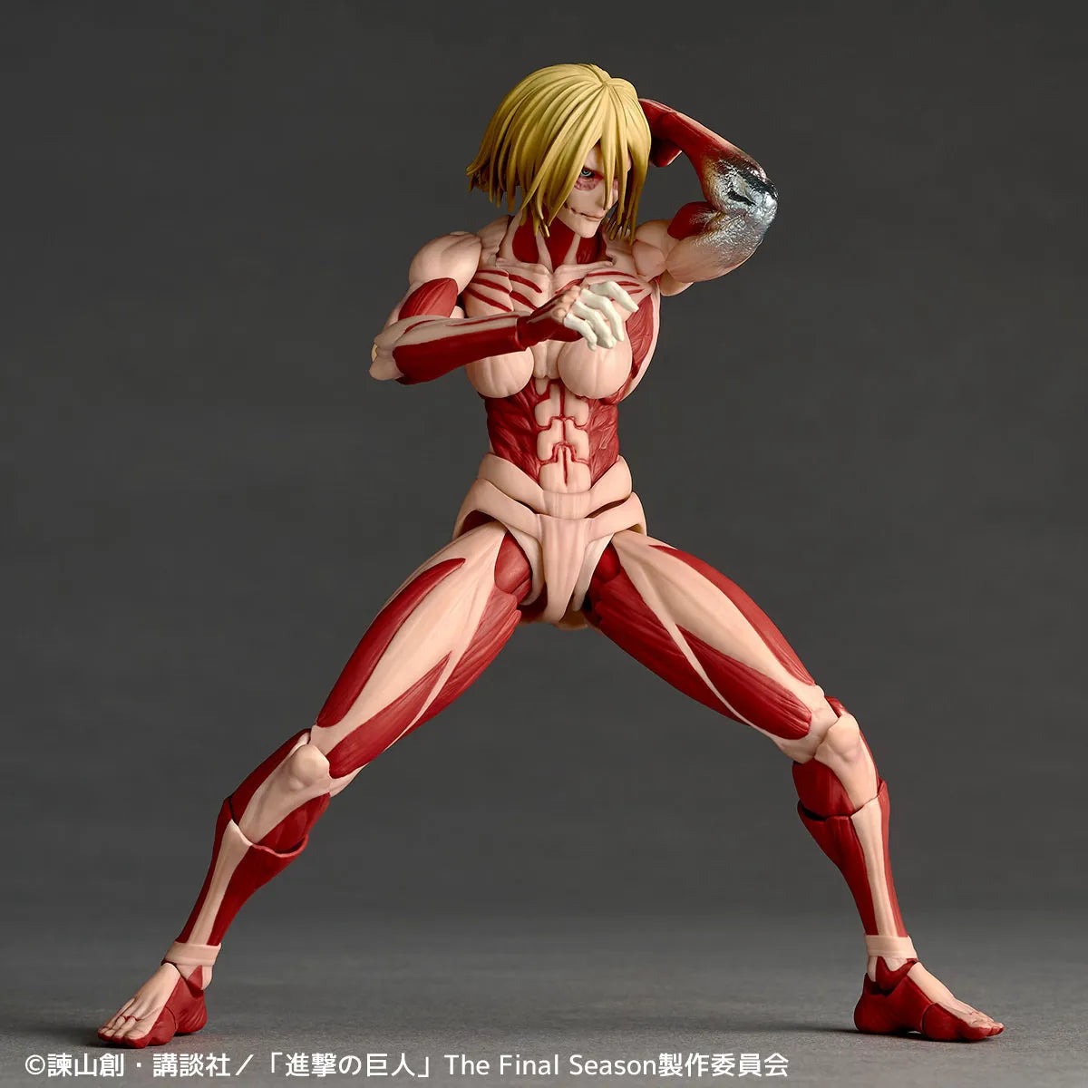 Revoltech A.y. Attack On Titan Female Titan 2027 Re-Release Action Figure