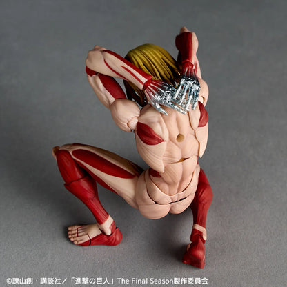 Revoltech A.y. Attack On Titan Female Titan 2027 Re-Release Action Figure