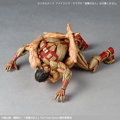 Revoltech A.y.attack On Titan Armored Titan 2027 Re-Release Action Figure
