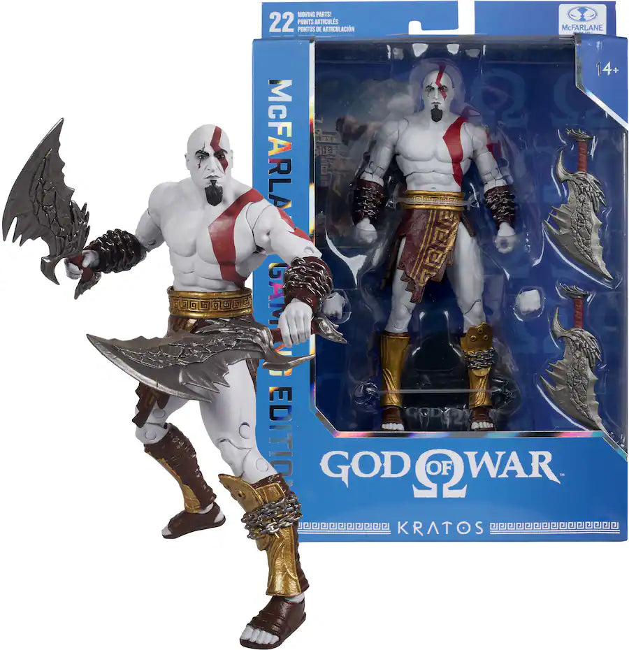 Mcfarlane Gaming Ed 7inch God Of War Wv2 Kratos Greek Era Action Figure