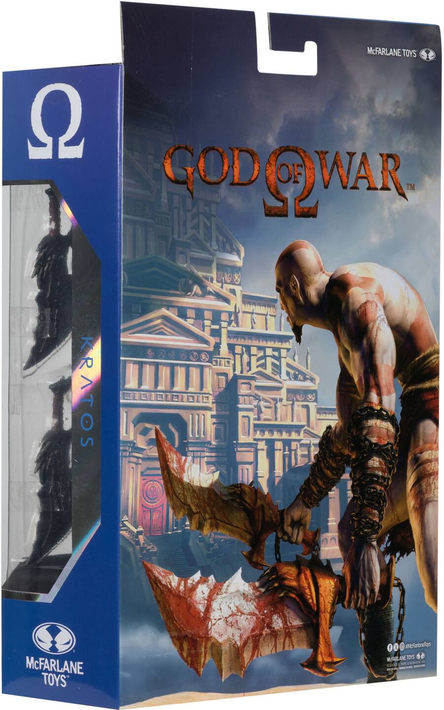 Mcfarlane Gaming Ed 7inch God Of War Wv2 Kratos Greek Era Action Figure