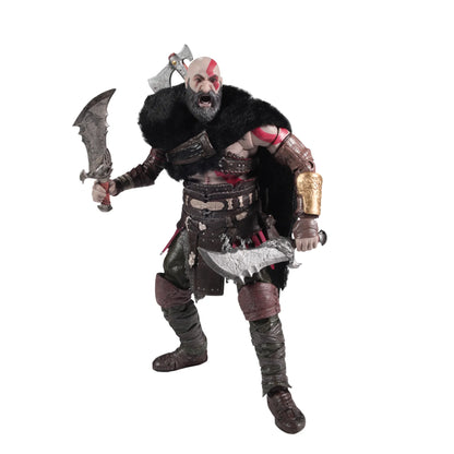 Mcfarlane Elite Ed 7inch God Of War Kratos Ragnarok Action Figure