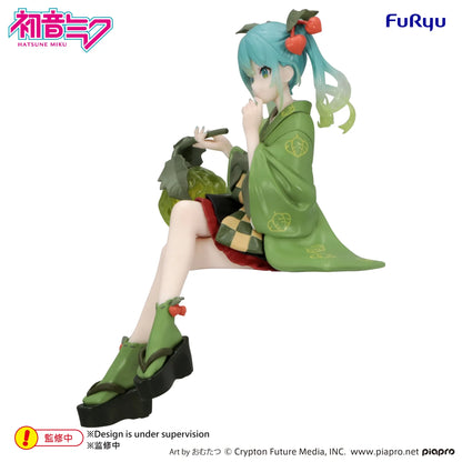 Hatsune Miku Flower Fairy Winter Cherry Green Noodle Stopper Figure