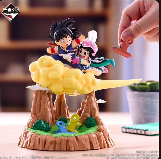 Ichiban Kuji Dragon Ball Fantastic Adventure 2 - Last One Prize Son Goku & Chi-Chi Accessory Holder Figure