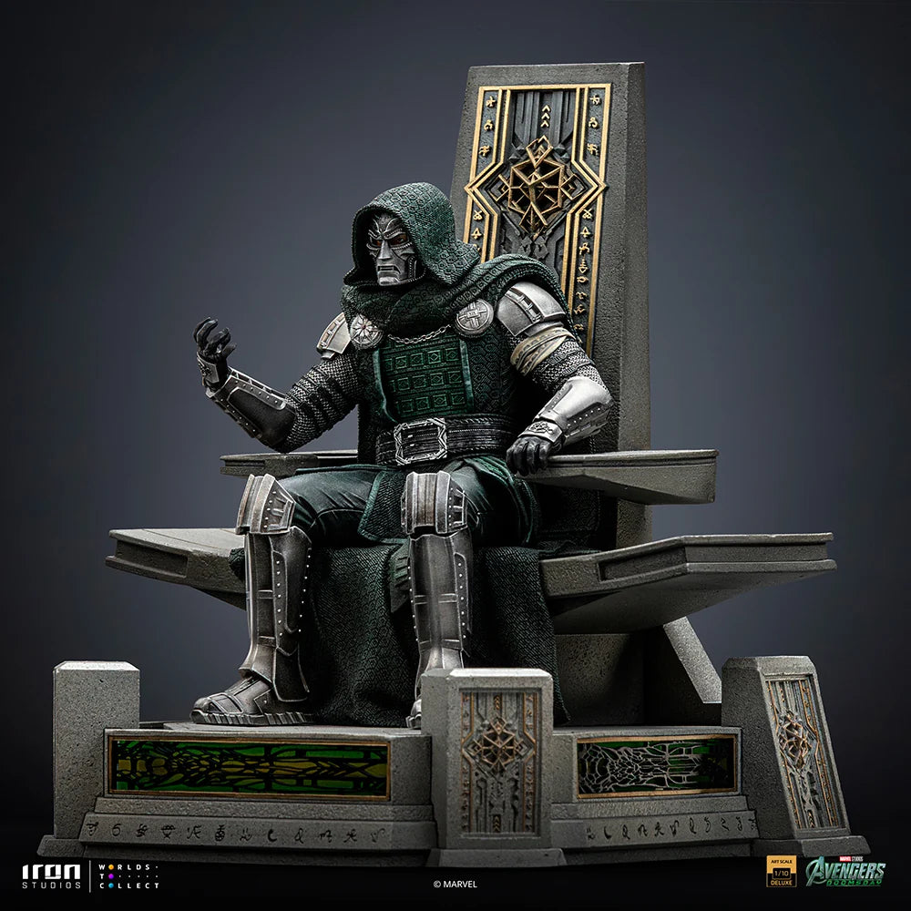 Avengers:doomsday Doctor Doom On Throne 1/10 Statue