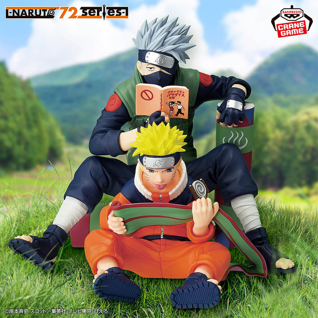 NARUTO - STATUINE NARUTO Uzumaki e HATAKE KAKASHI NARUTO 72 SERIE 03