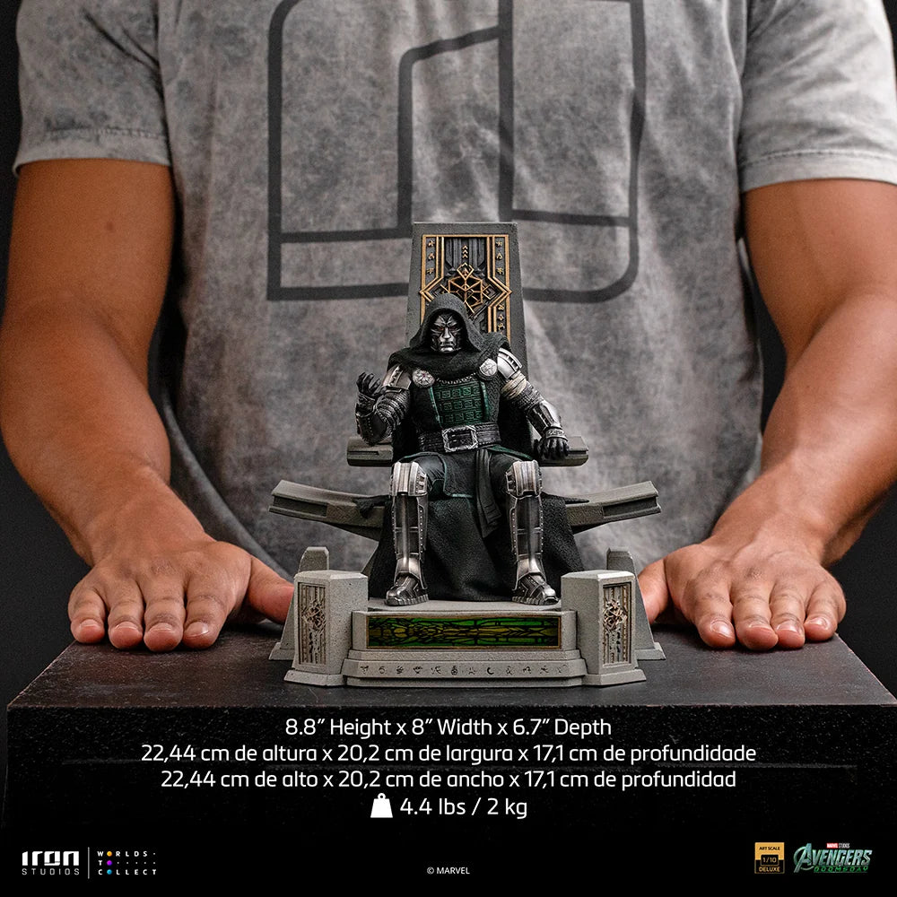 Avengers:doomsday Doctor Doom On Throne 1/10 Statue