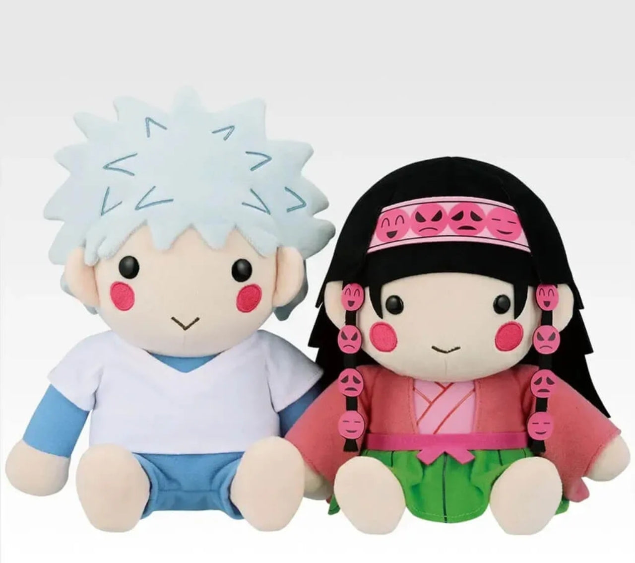 ICHIBAN KUJI HUNTER x HUNTER ZAOLDYECK FAMILY - KILLUA & ALLUKA PLUSH TOY SET. PREMIO A