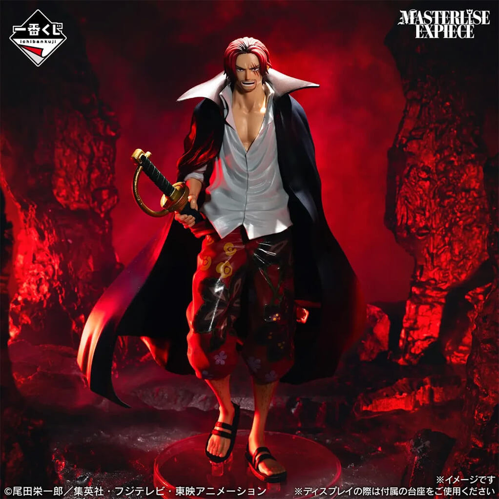ICHIBAN KUJI ONE PIECE RED-HAIRED PIRATES - FIGURINE SHANKS PREMIO A