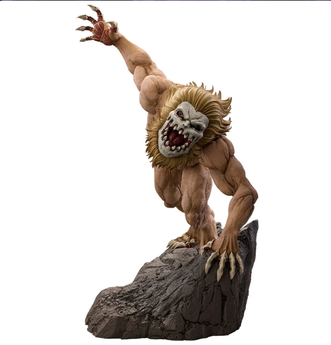 Attack on Titan mega impact jaw Titan battle of Heaven and Earth ichibansho figure 23 cm