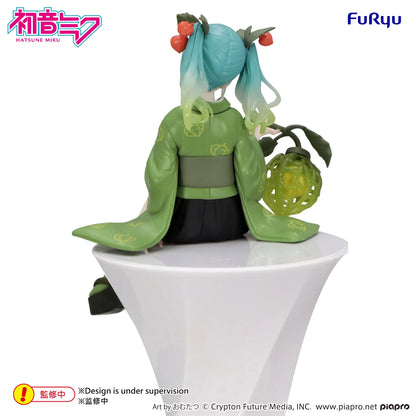 Hatsune Miku Flower Fairy Winter Cherry Green Noodle Stopper Figure
