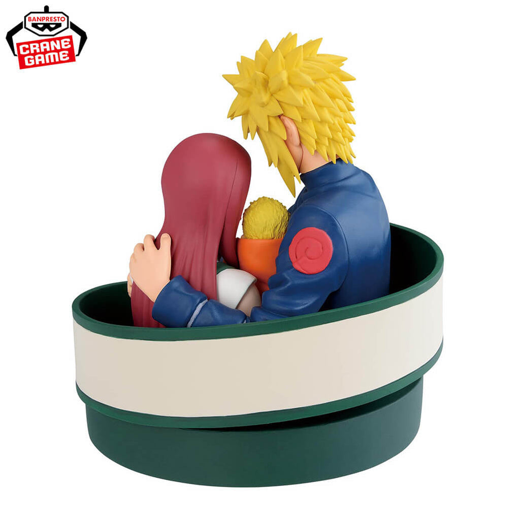 NARUTO - FIGURINE DIORAMA MINATO & KUSHINA & NARUTO 72 SERIES 53