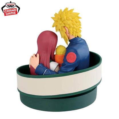 NARUTO - FIGURINE DIORAMA MINATO & KUSHINA & NARUTO 72 SERIES 53