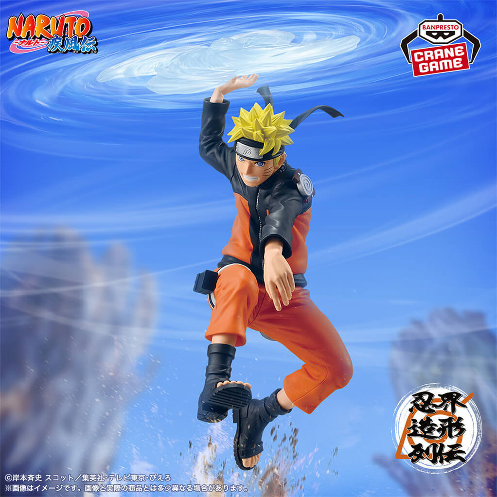 NARUTO SHIPPUDEN - NARUTO UZUMAKI NINJA WORLD SCULPTING SAGA FIGURE
