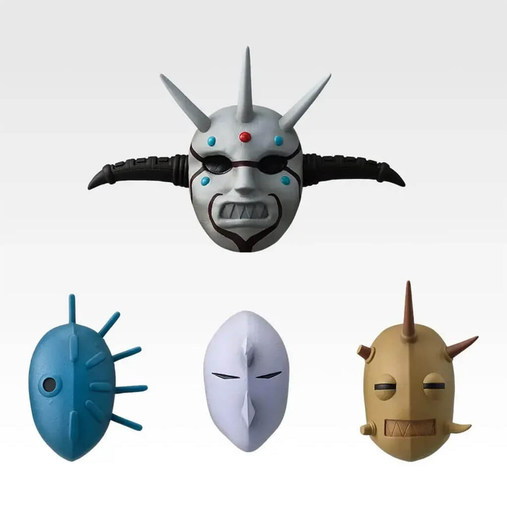 ICHIBAN KUJI KINGDOM THE ANIMATION THE TWO WHEELS OF WISDOM - MASK MAGNET FULL SET PREMIO E