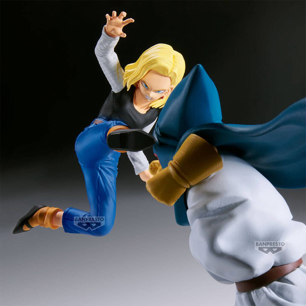 DRAGON BALL Z - FIGURINES MIGHTY MASK VS ANDROID 18 (C-18) & SATAN MATCH MAKERS